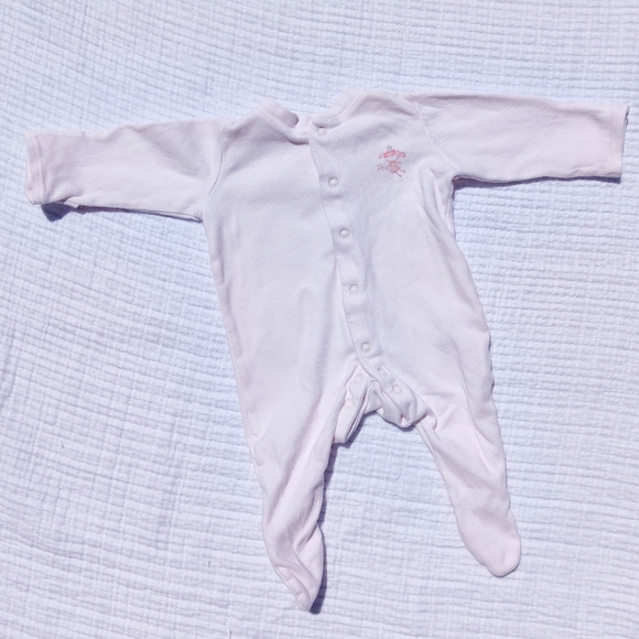 NEXT Light Pink Super Soft and Thick Pyjama Onesie - Picture 2 of 3